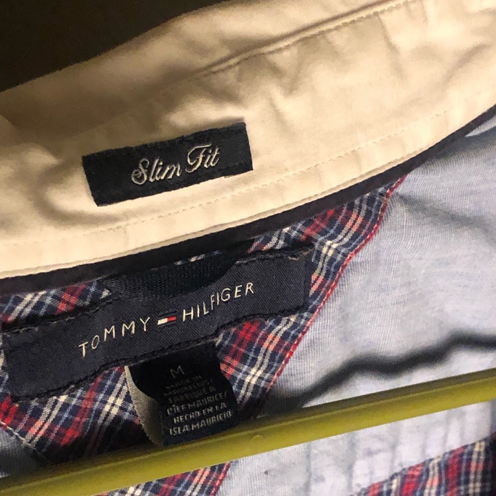 Tommy Hilfiger plaid Button down flannel